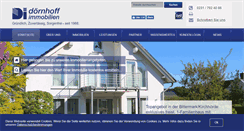 Desktop Screenshot of doernhoff-immobilien.de