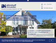 Tablet Screenshot of doernhoff-immobilien.de